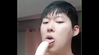 my korean sucking first of all his favorite fruit